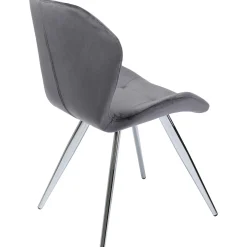 KARE Design Chaise Viva Gris-Chrome