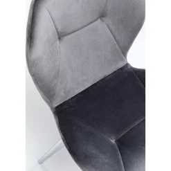 KARE Design Chaise Viva Gris-Chrome