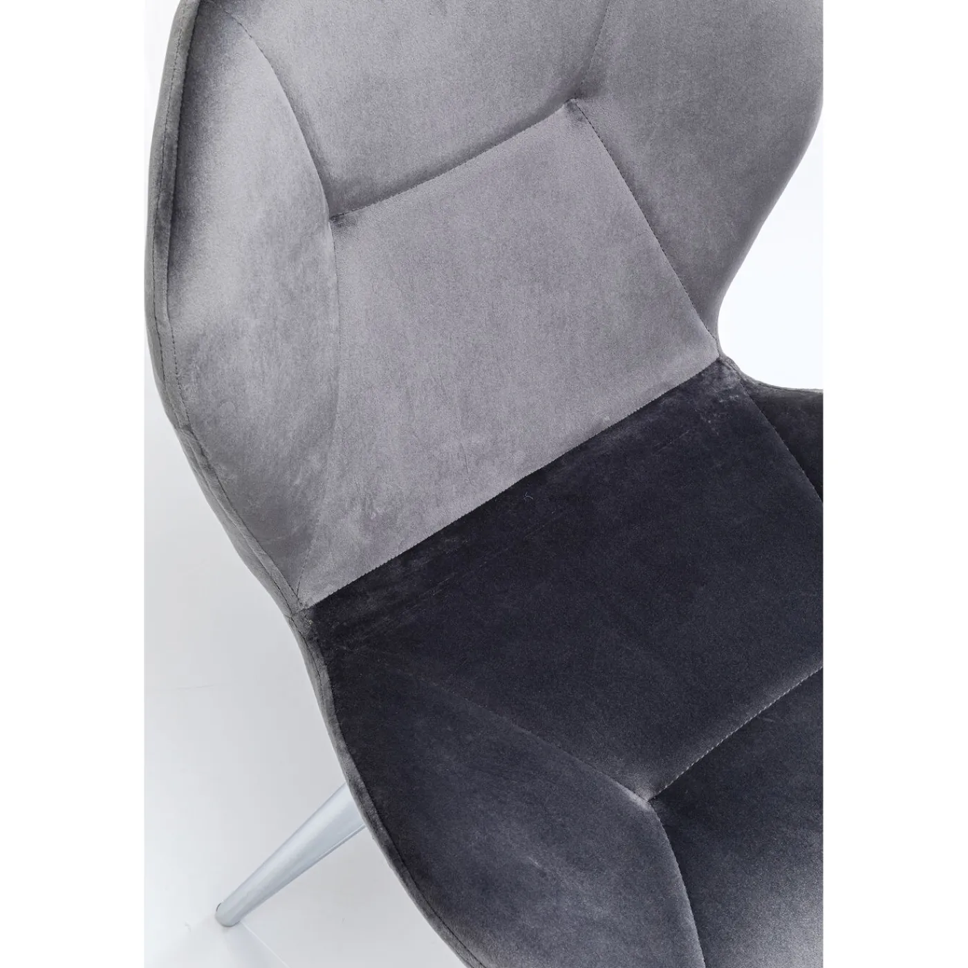 KARE Design Chaise Viva Gris-Chrome
