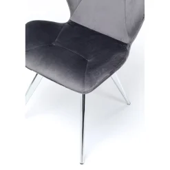KARE Design Chaise Viva Gris-Chrome