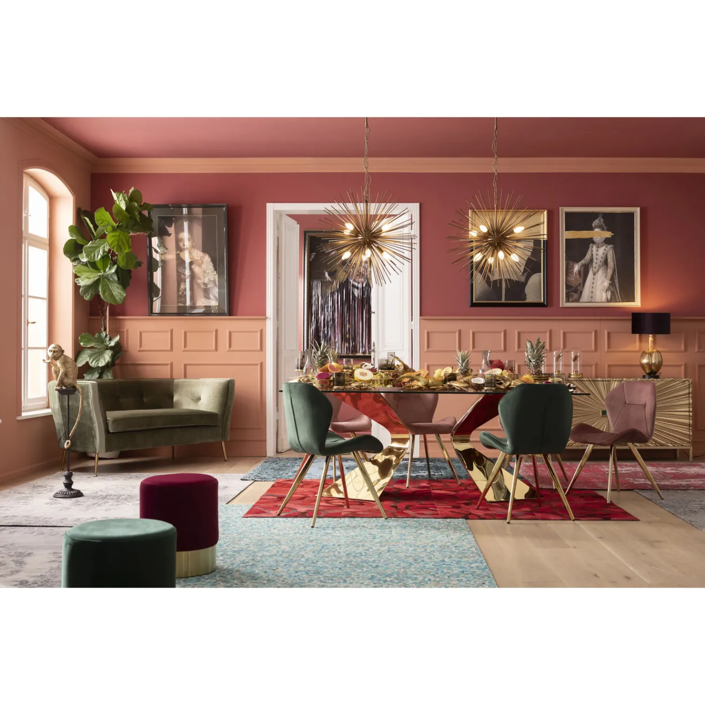 KARE Design Chaise Viva Vert