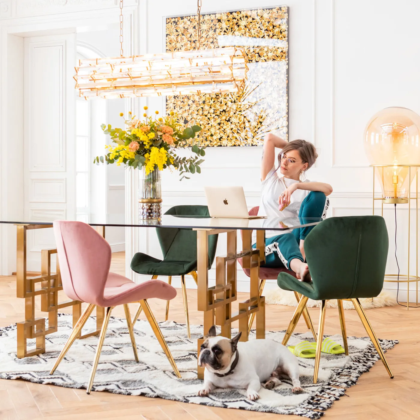 KARE Design Chaise Viva Vert