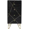 KARE Design Commode Gold Vein 4 Tiroirs 40X88Cm