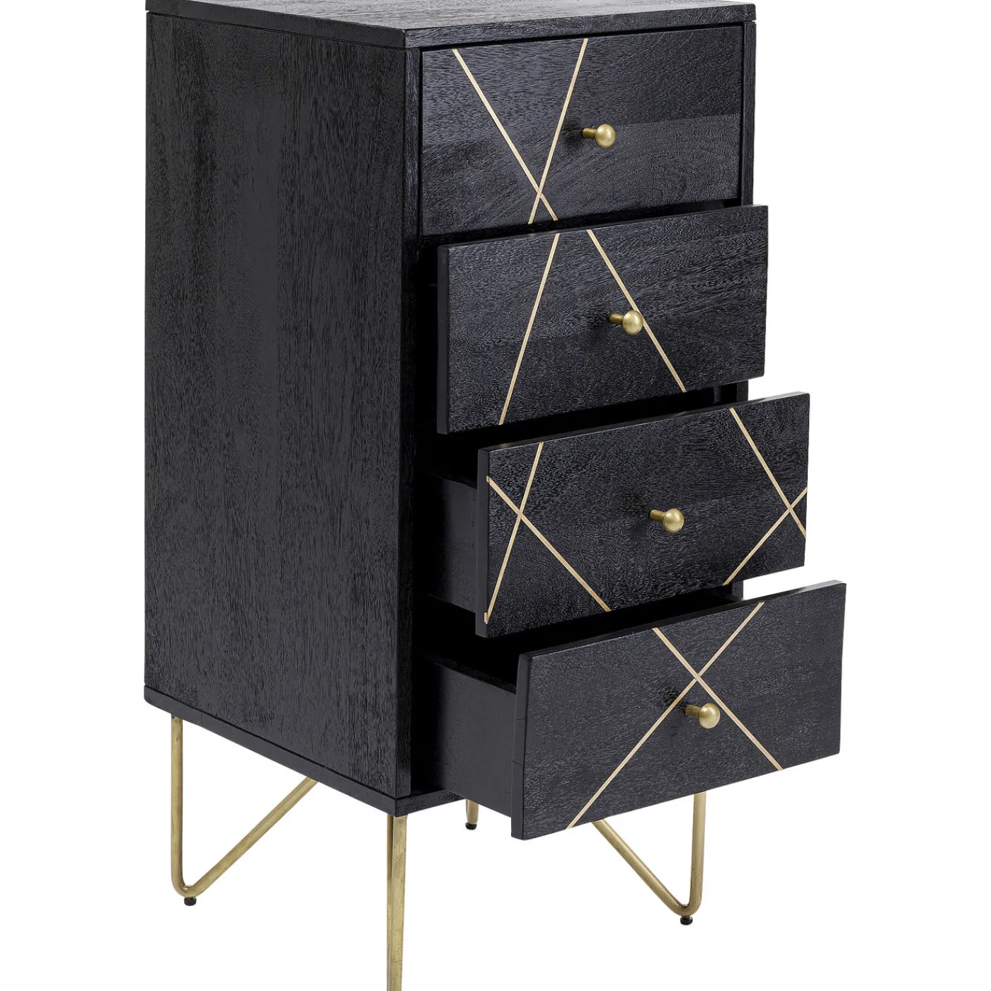KARE Design Commode Gold Vein 4 Tiroirs 40X88Cm