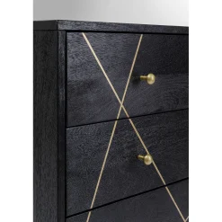 KARE Design Commode Gold Vein 4 Tiroirs 40X88Cm