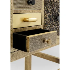 KARE Design Commode Haute Chalet Dore 13 Tiroirs