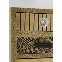 KARE Design Commode Haute Chalet Dore 13 Tiroirs
