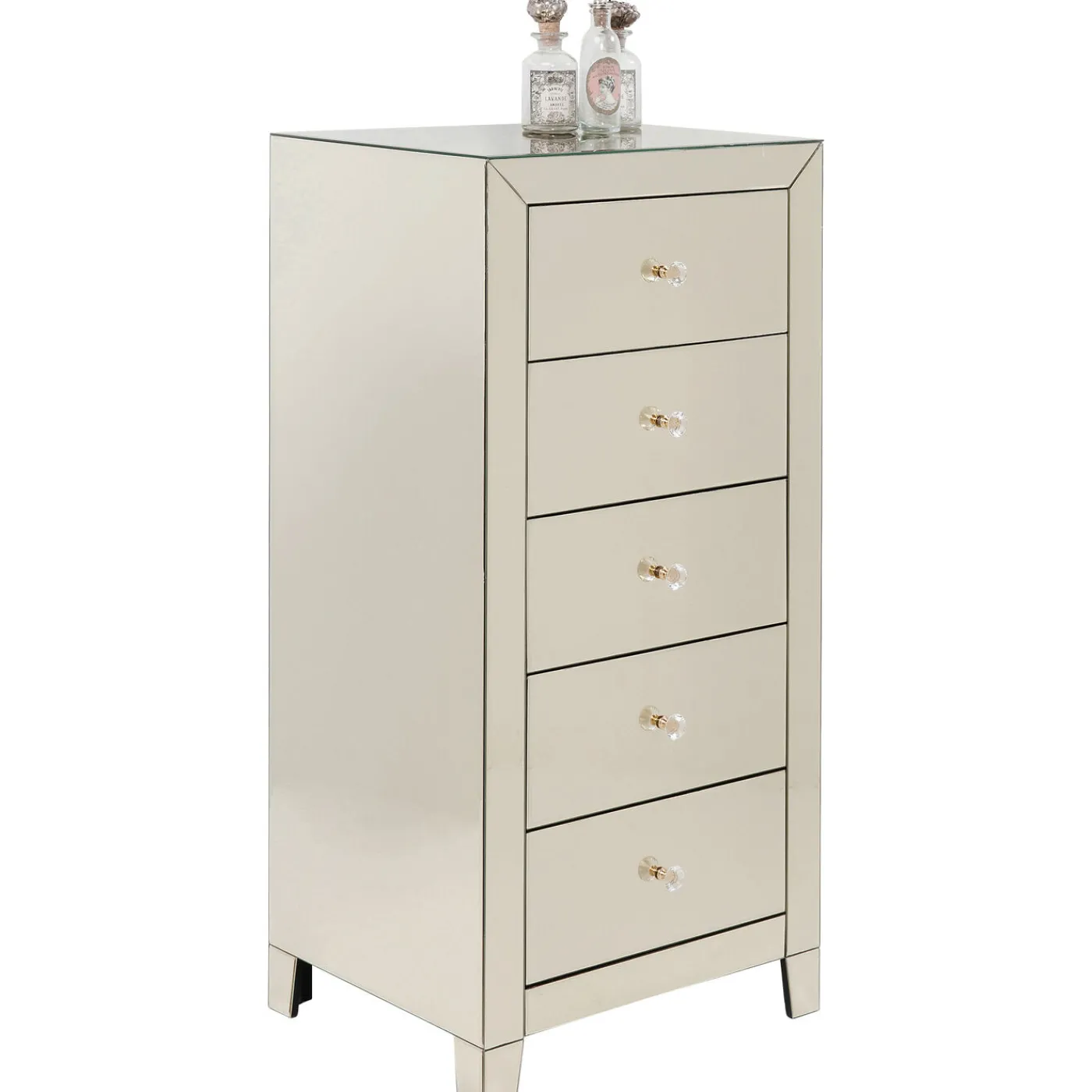 KARE Design Commode Haute Luxury Champagne 5-Tiroirs