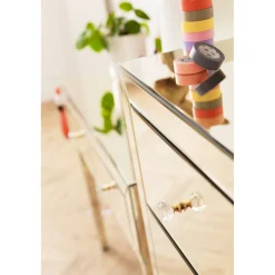 KARE Design Commode Haute Luxury Champagne 5-Tiroirs