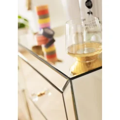 KARE Design Commode Haute Luxury Champagne 5-Tiroirs