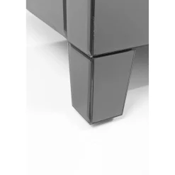 KARE Design Commode Haute Luxury Push 5 Tiroirs Gris