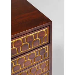 KARE Design Commode Haute Muskat 6 Tiroirs