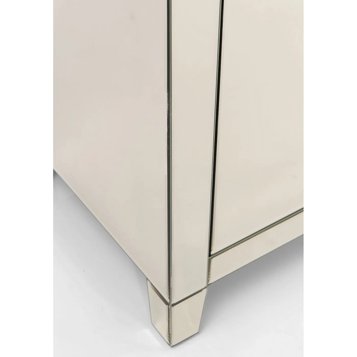 KARE Design Commode Luxury Champagne 2-Portes,1-Tiroir