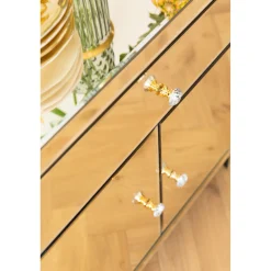 KARE Design Commode Luxury Champagne 2-Portes,1-Tiroir