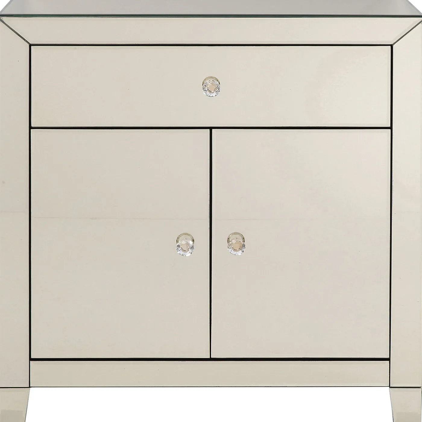 KARE Design Commode Luxury Champagne 2-Portes,1-Tiroir