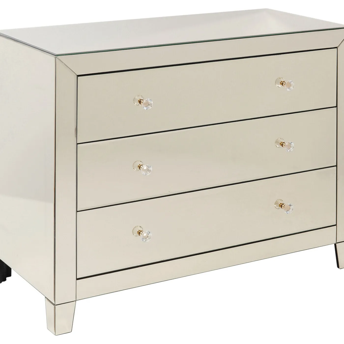 KARE Design Commode Luxury Champagne,3-Tiroirs