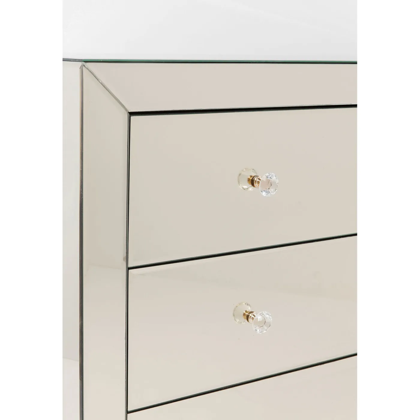 KARE Design Commode Luxury Champagne,3-Tiroirs