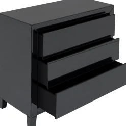 KARE Design Commode Luxury Push 3 Tiroirs Gris