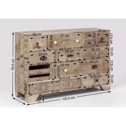 KARE Design Commode Puro 14 Tiroirs