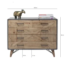 KARE Design Commode X Factory 5 Tiroirs