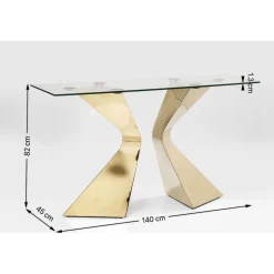 KARE Design Console Gloria Chrome