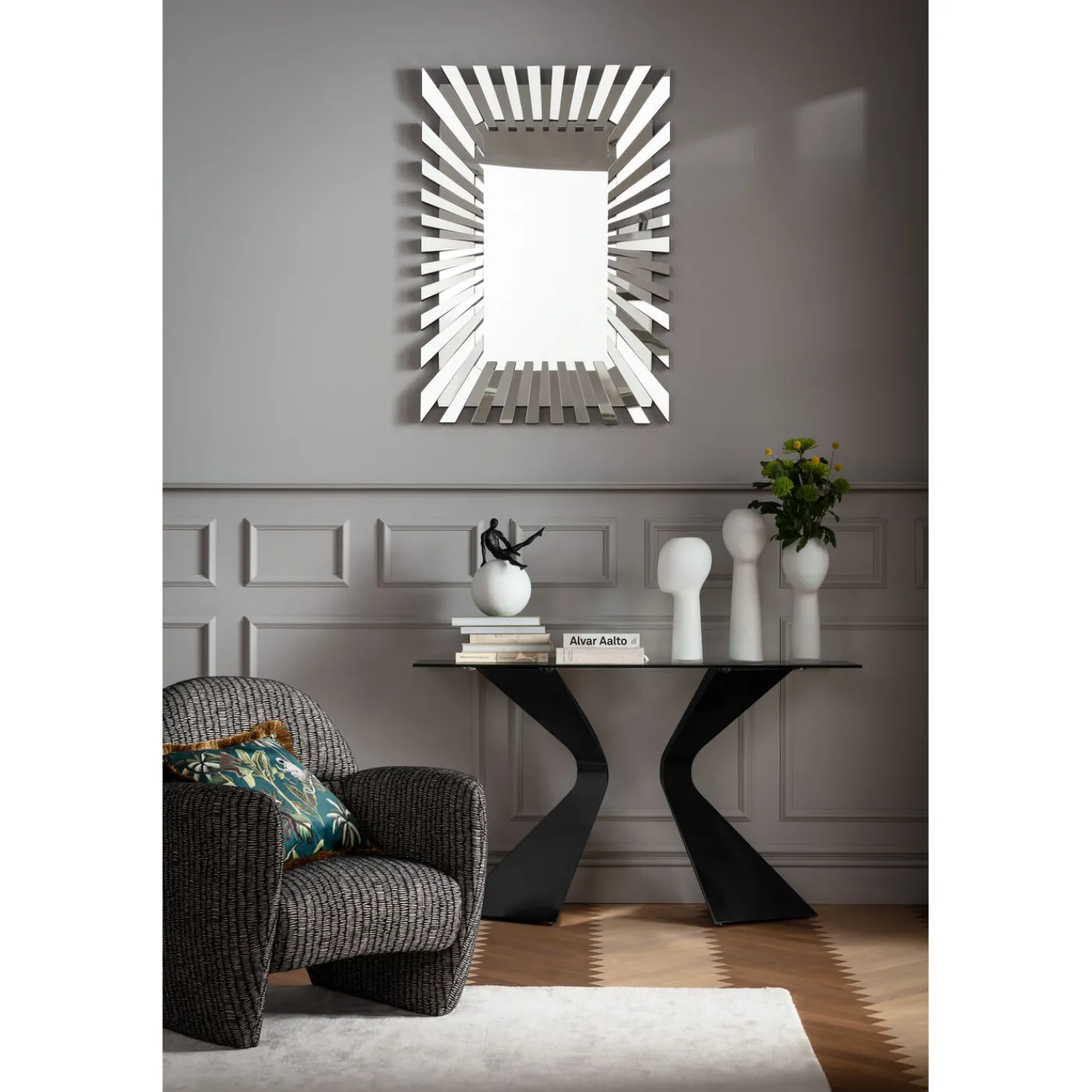 KARE Design Console Gloria Noir 140X81Cm