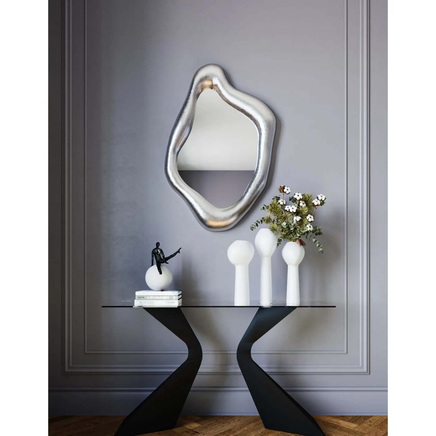 KARE Design Console Gloria Noir 140X81Cm