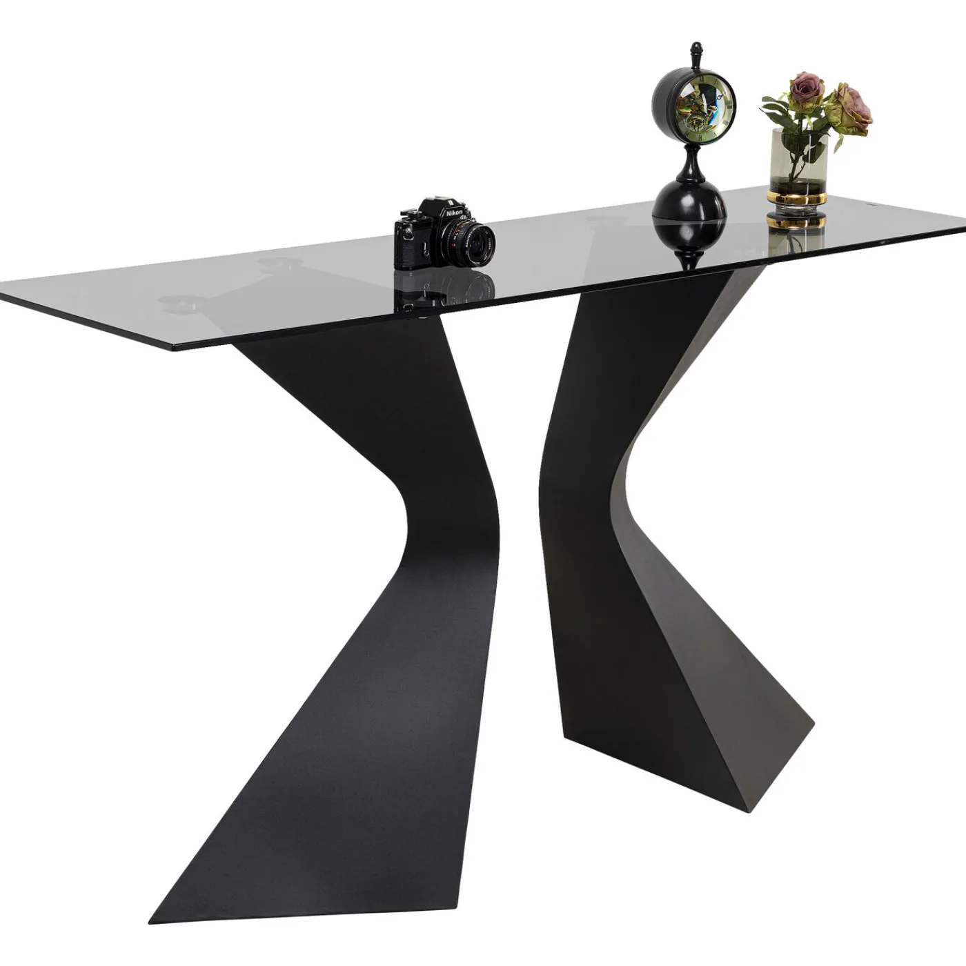 KARE Design Console Gloria Noir 140X81Cm