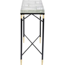 KARE Design Console Iceline Noir 82X76Cm