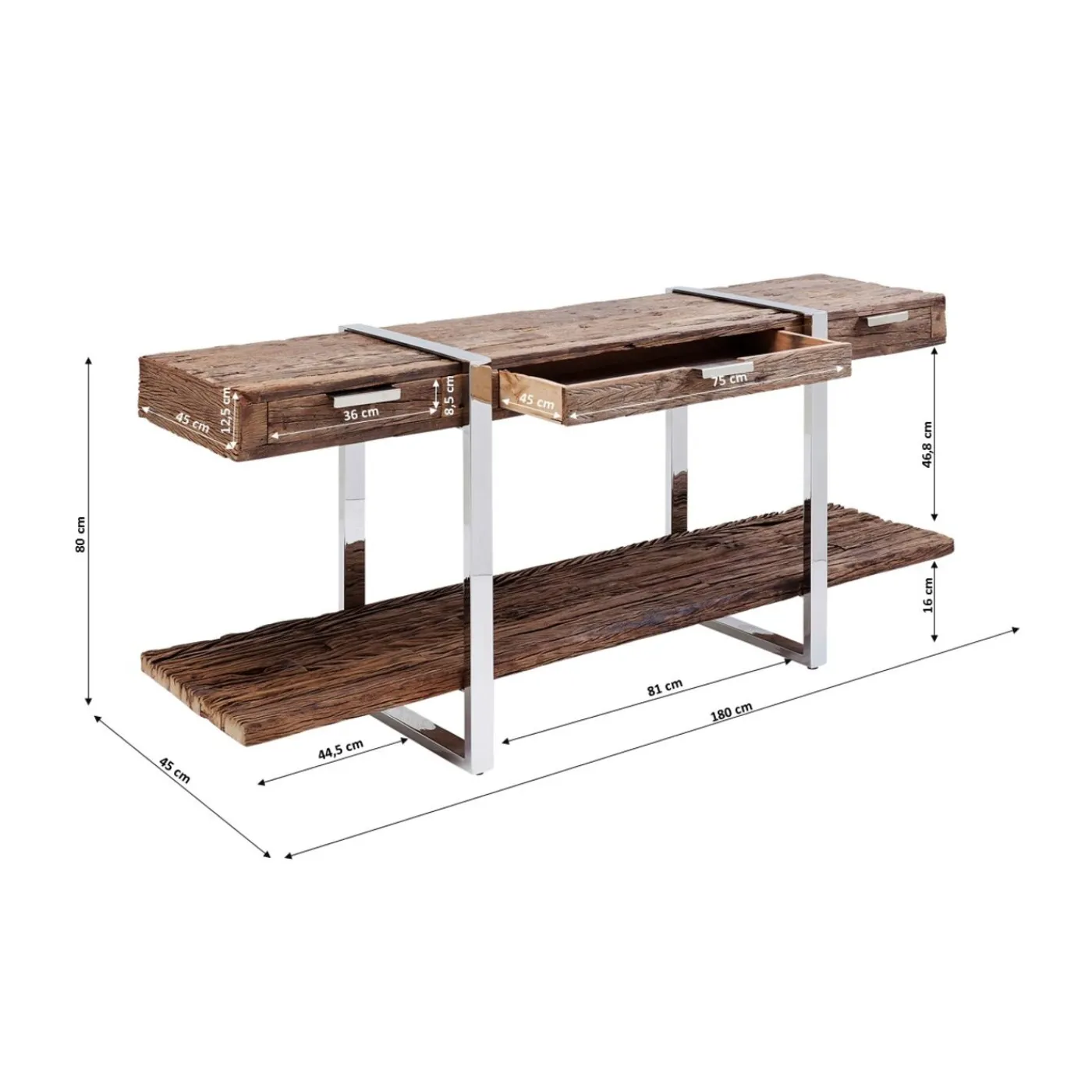 KARE Design Console Rustico 180X46Cm