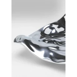 KARE Design Coupe Décorative Jade Argente 48X22Cm