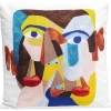 KARE Design Coussin Artistic Face 45X45Cm