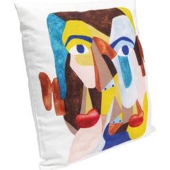 KARE Design Coussin Artistic Face 45X45Cm