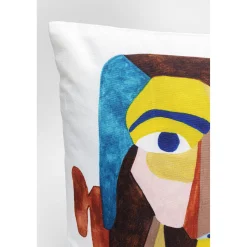 KARE Design Coussin Artistic Face 45X45Cm