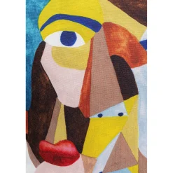 KARE Design Coussin Artistic Face 45X45Cm