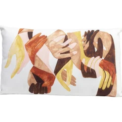 KARE Design Coussin Artistic Hands 50X30Cm