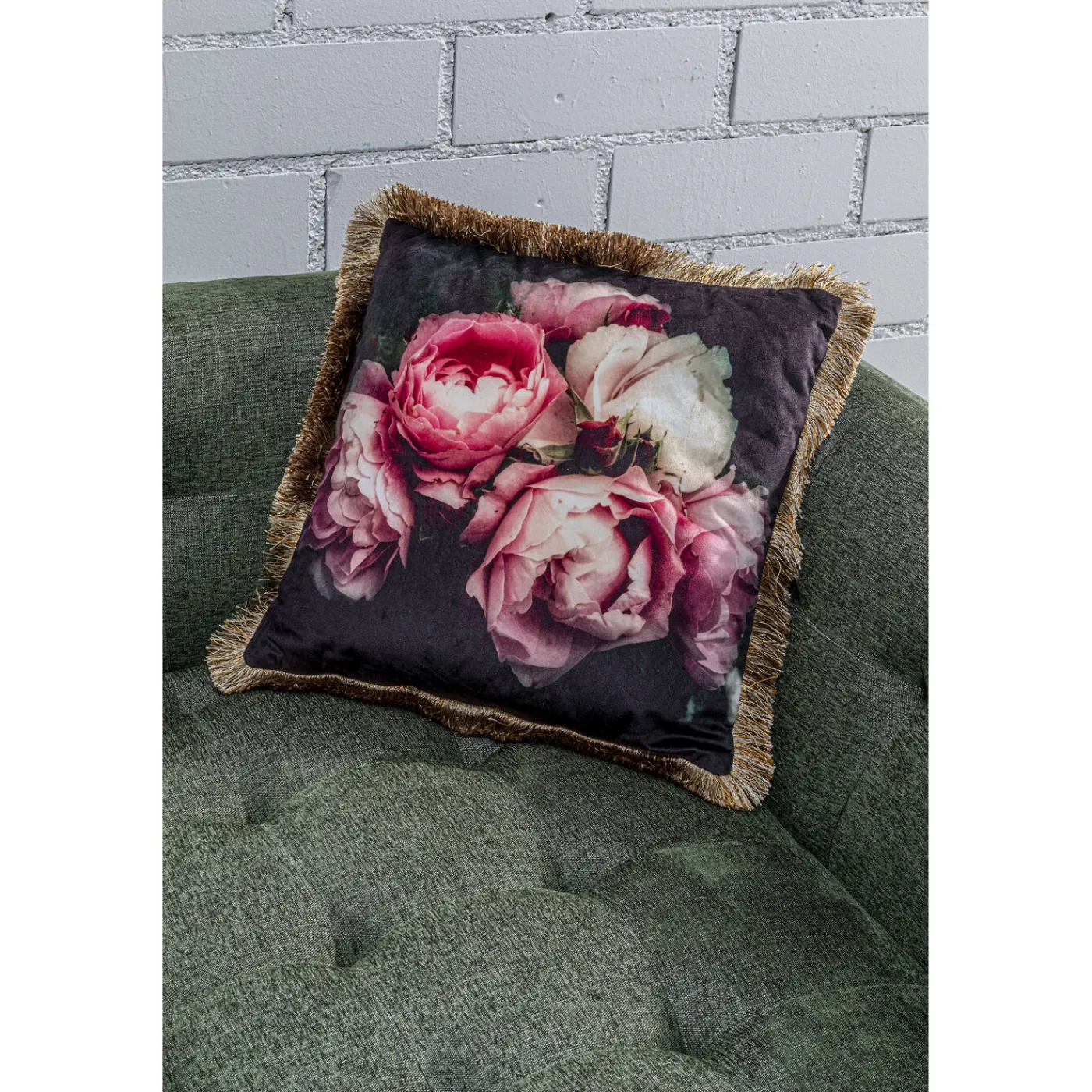 KARE Design Coussin Blush Roses 45X45