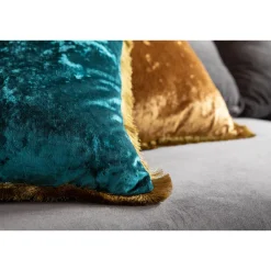 KARE Design Coussin Cannes Petrole 45X45Cm