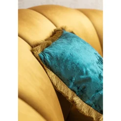 KARE Design Coussin Cannes Petrole 45X45Cm