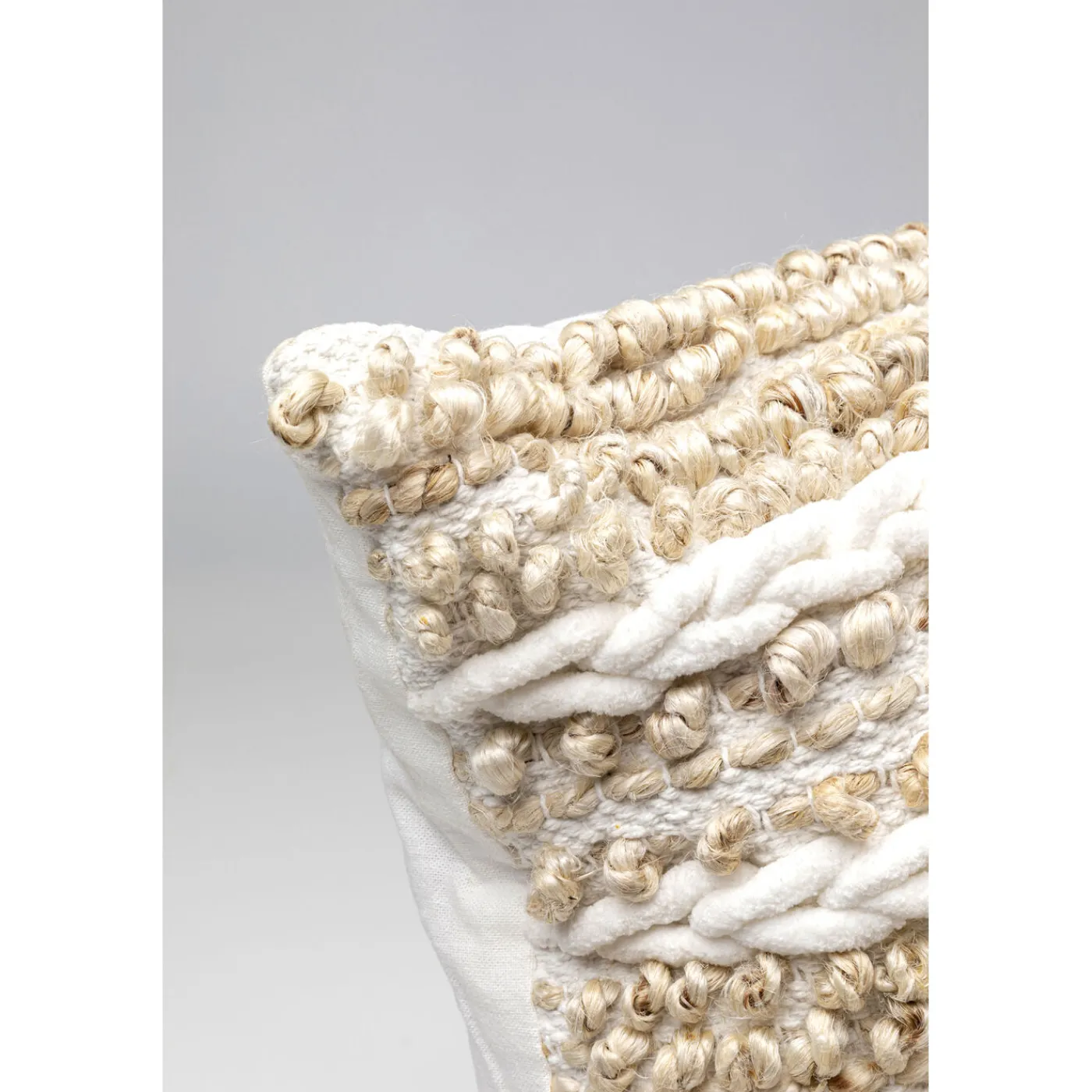 KARE Design Coussin D Assise Loop Knit Beige 60X60Cm