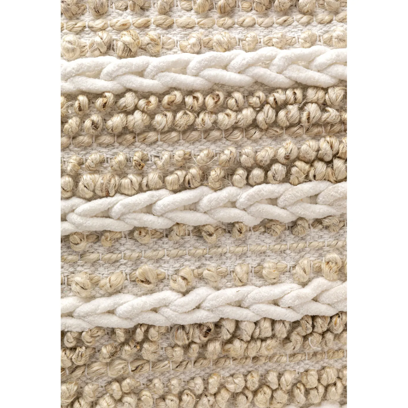 KARE Design Coussin D Assise Loop Knit Beige 60X60Cm