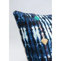 KARE Design Coussin Desna Patchwork Bleu 60X35Cm