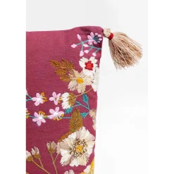 KARE Design Coussin Embroidery Blossom 50X50Cm