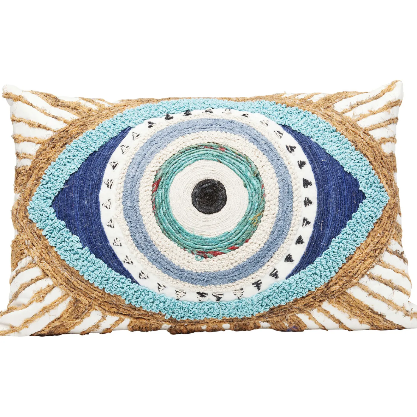 KARE Design Coussin Ethno Eye 35X55Cm