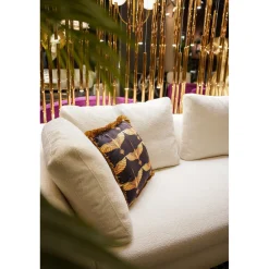 KARE Design Coussin Flamingo Fringe 45X45Cm