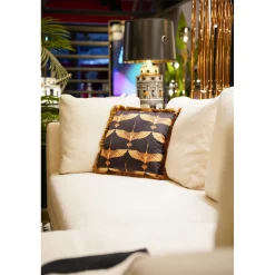 KARE Design Coussin Flamingo Fringe 45X45Cm