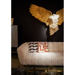 KARE Design Coussin Labyrinth Rouge 45X45Cm