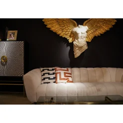 KARE Design Coussin Labyrinth Rouge 45X45Cm