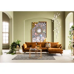 KARE Design Coussin Lava Marron 45X45Cm