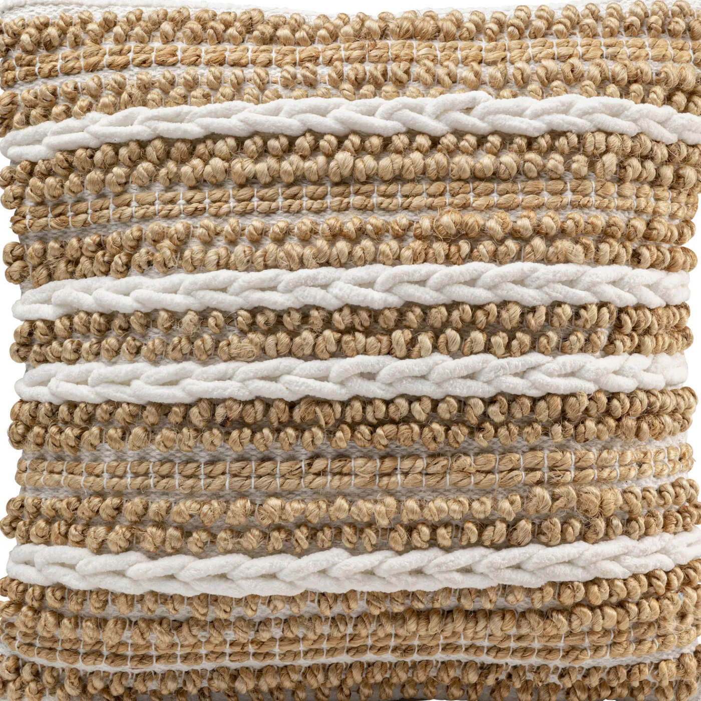 KARE Design Coussin Loop Beige 45X45Cm